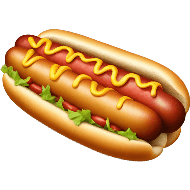 big hotdog emoji