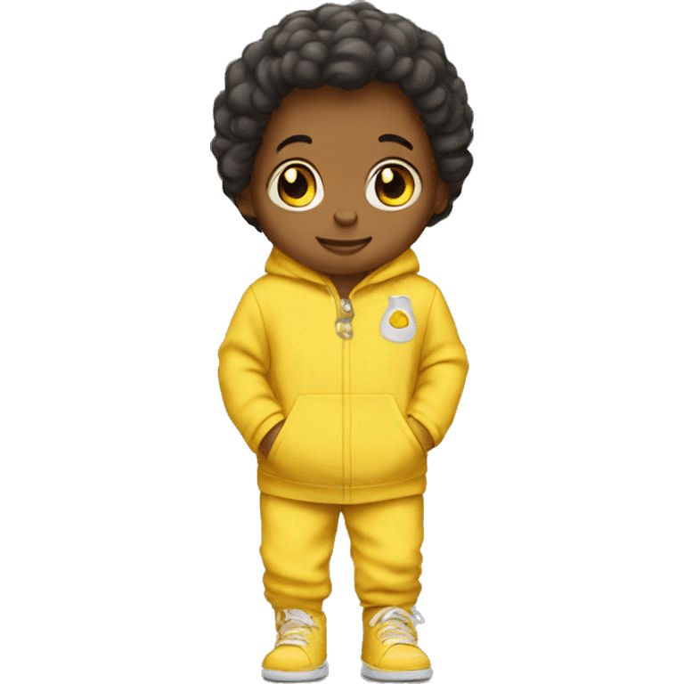 Yellow clothes baby emoji