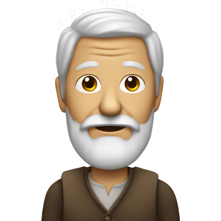 Old man with beard emoji