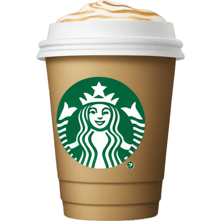 Starbucks coffee emoji