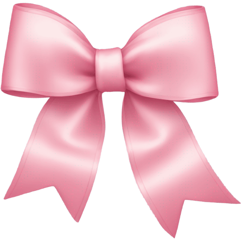 light pink ribbon bow emoji