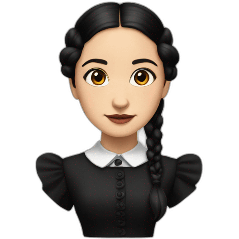 Jena Ortega As Wednesday Adams emoji