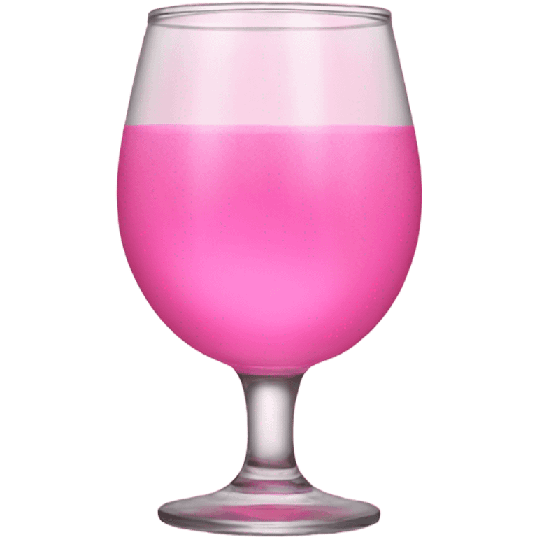 Pink drinking game emoji