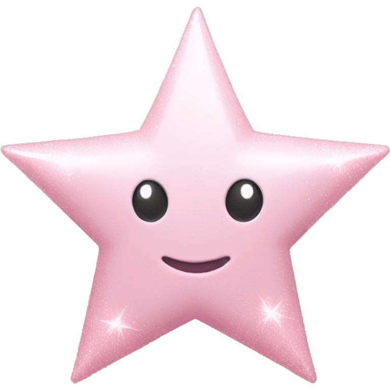 pale pink star sparkle emoji