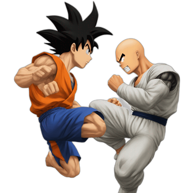 Saitama vs goku emoji