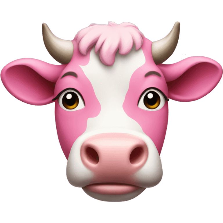 pink cow emoji