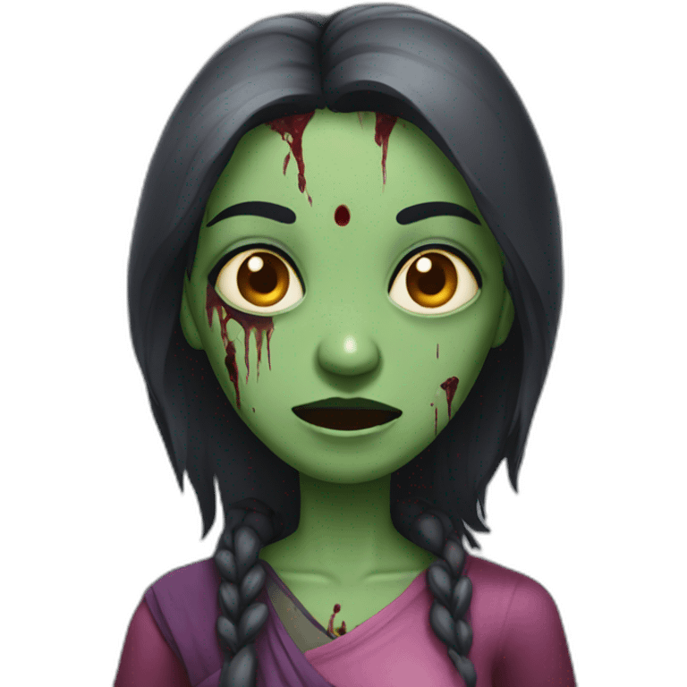 india female zombie emoji