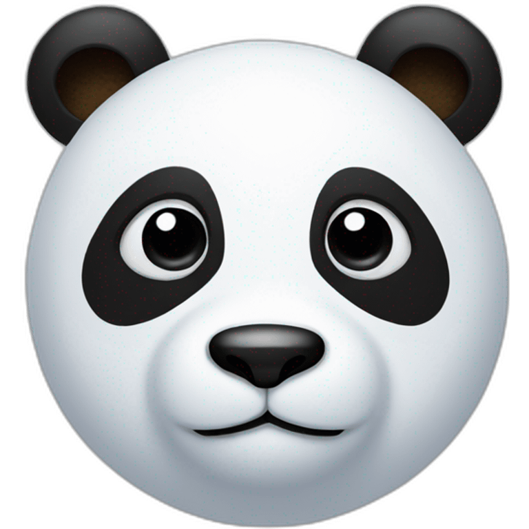 panda snowman emoji