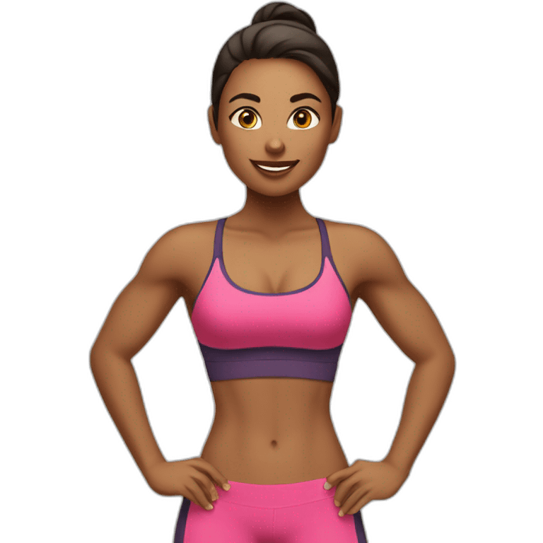 fitness girl emoji