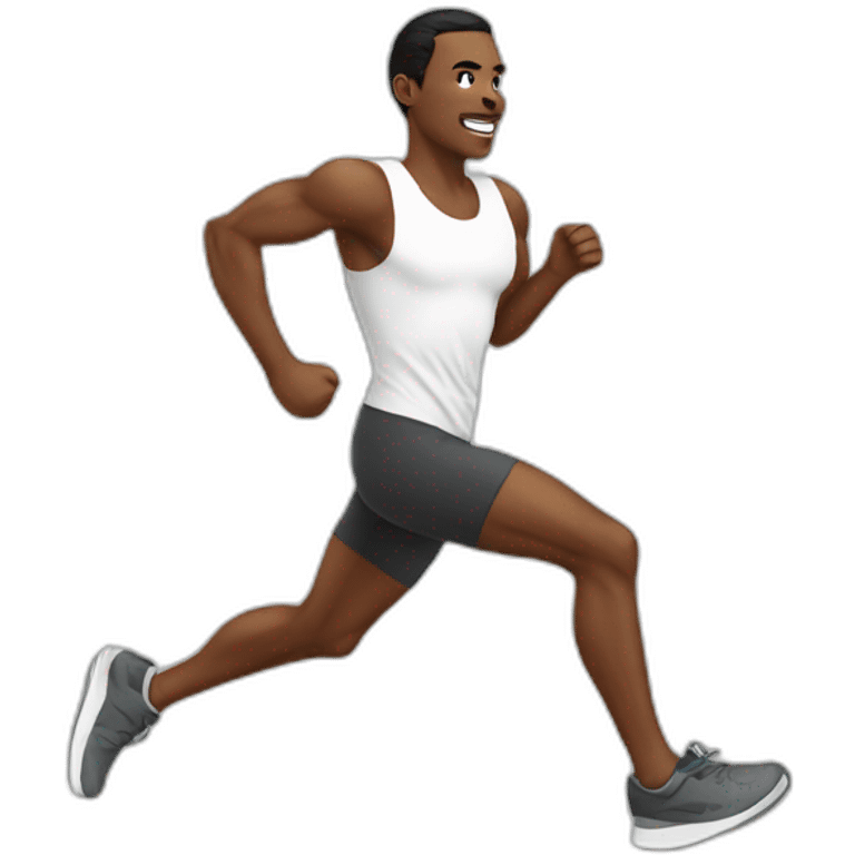 men-white-runner emoji