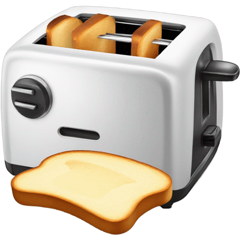 toaster with bread emoji