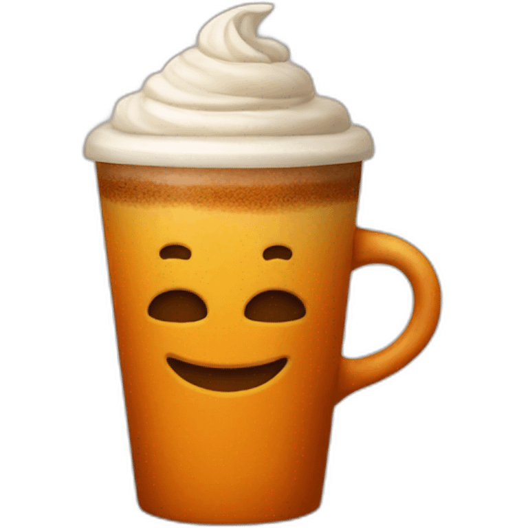 pumpkin spice coffee emoji