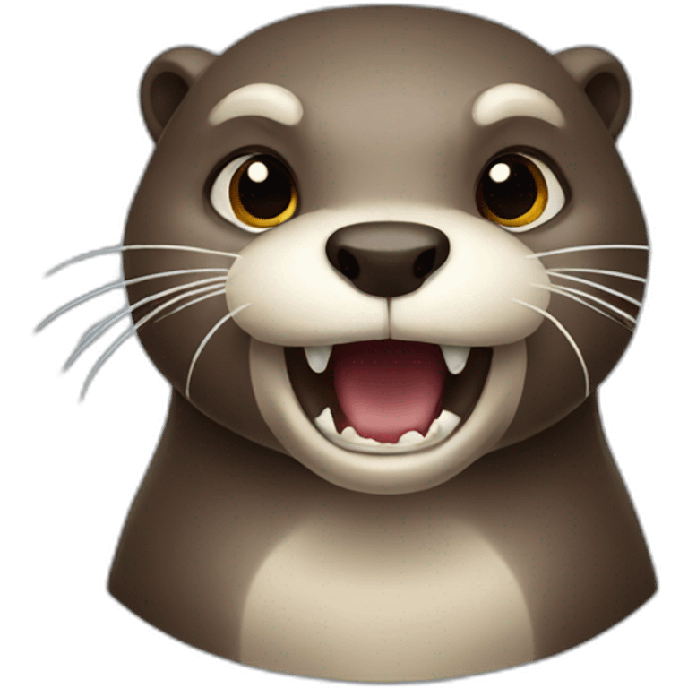 otter-angry emoji