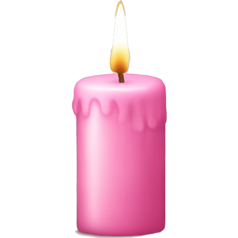 Light pink candle for Ramadan nights  emoji