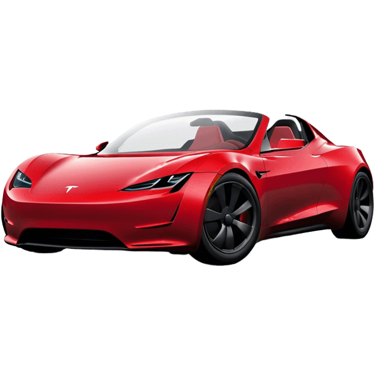 Tesla Roadster - Tesla (Model Year: 2020) (Iconic colour: Dark Red) emoji