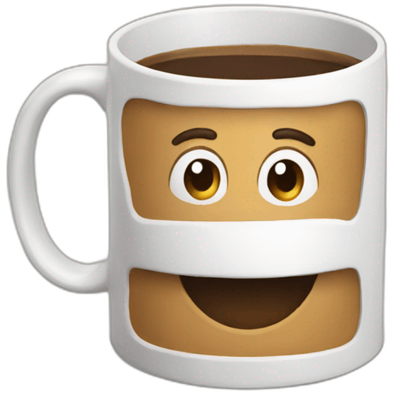 Hot coffee mug emoji