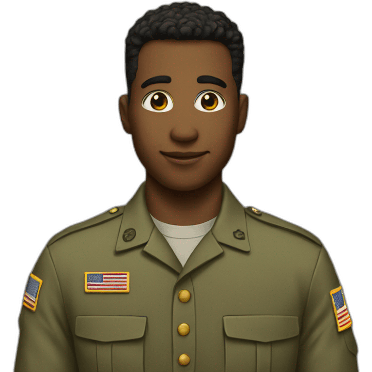 Military boyfriend emoji