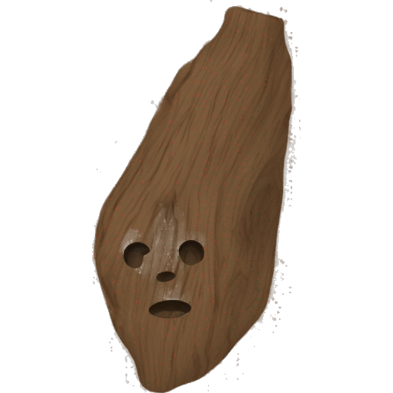 Oud wood emoji