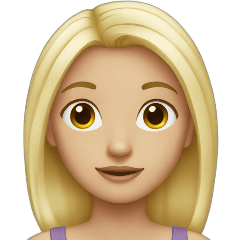 Šárka girl White blond emoji