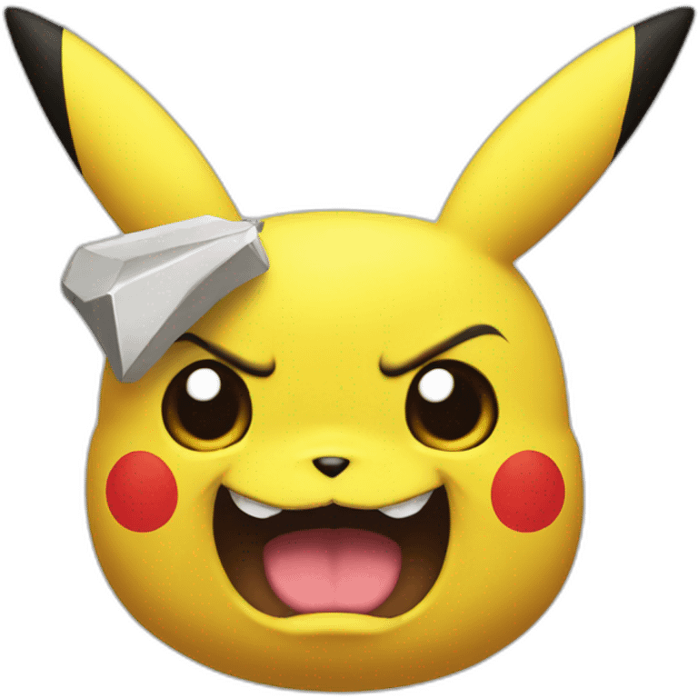 mad pikachu emoji