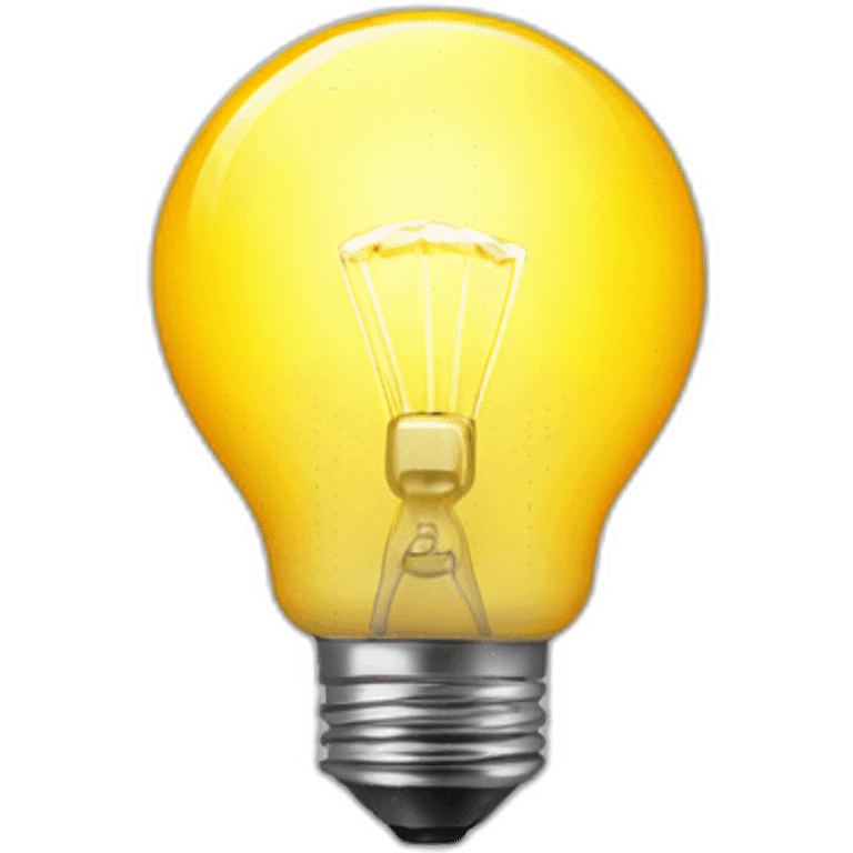 lightbulb idea emoji