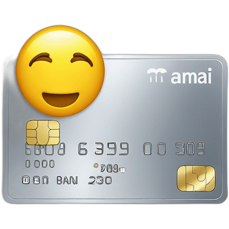 Credit Card, Privat24 bank Ukraine,  emoji