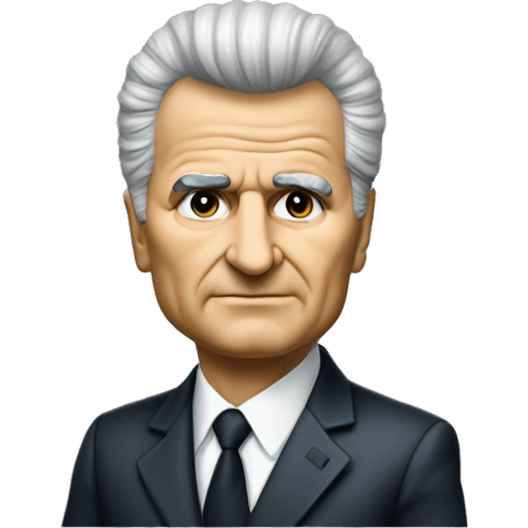 nicolae ceausescu with an controler in hand emoji