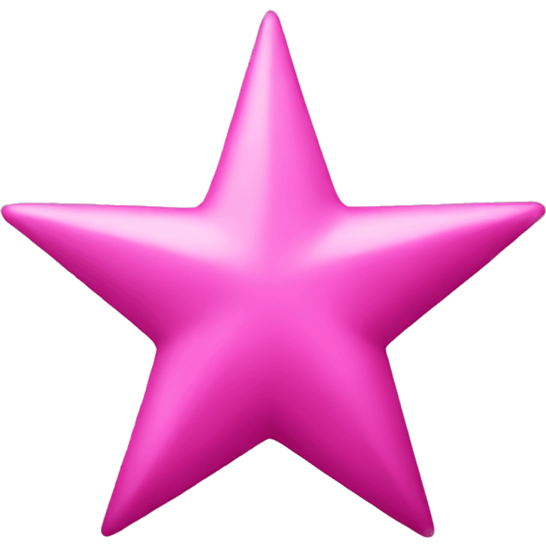 Pink star emoji