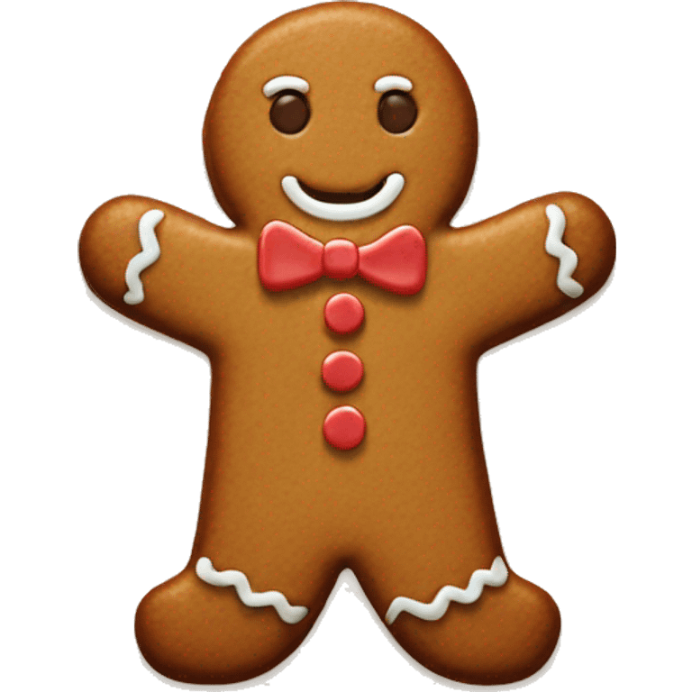 Gingerbread cookie emoji