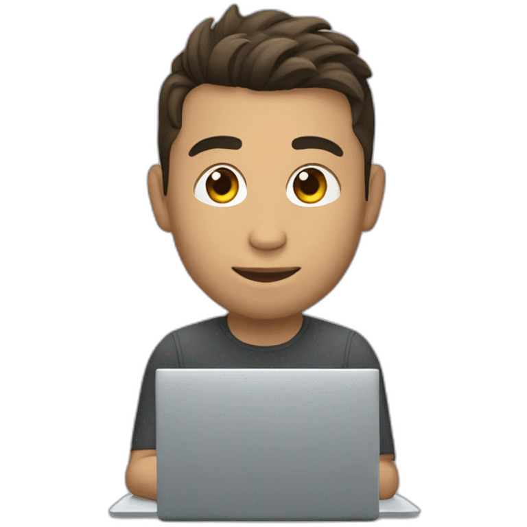 Cristiano ronaldo with a laptop emoji