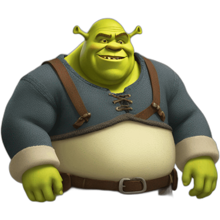 Shrek fat emoji