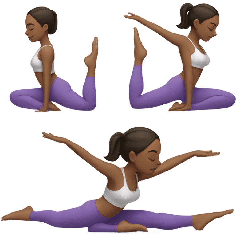 Yoga girl emoji