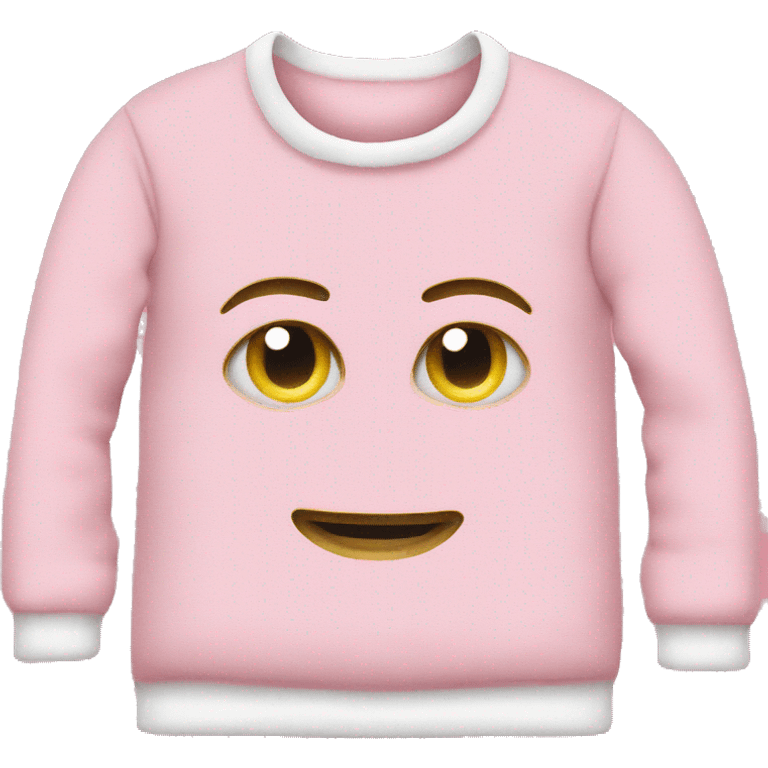 baby pink christmas jumper emoji