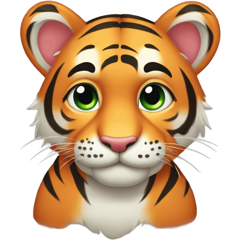 Cute tiger emoji