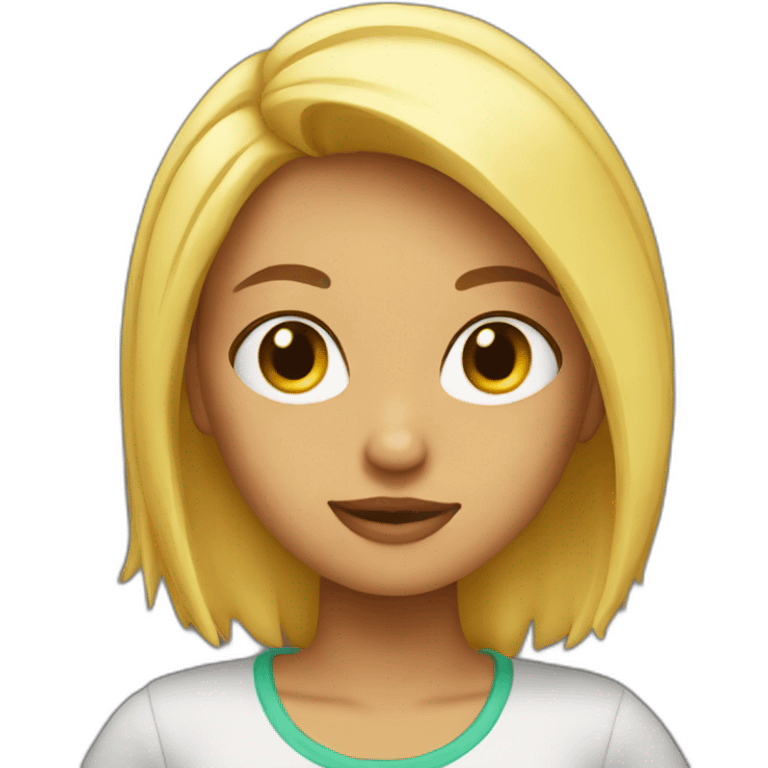 Chica rubia emoji