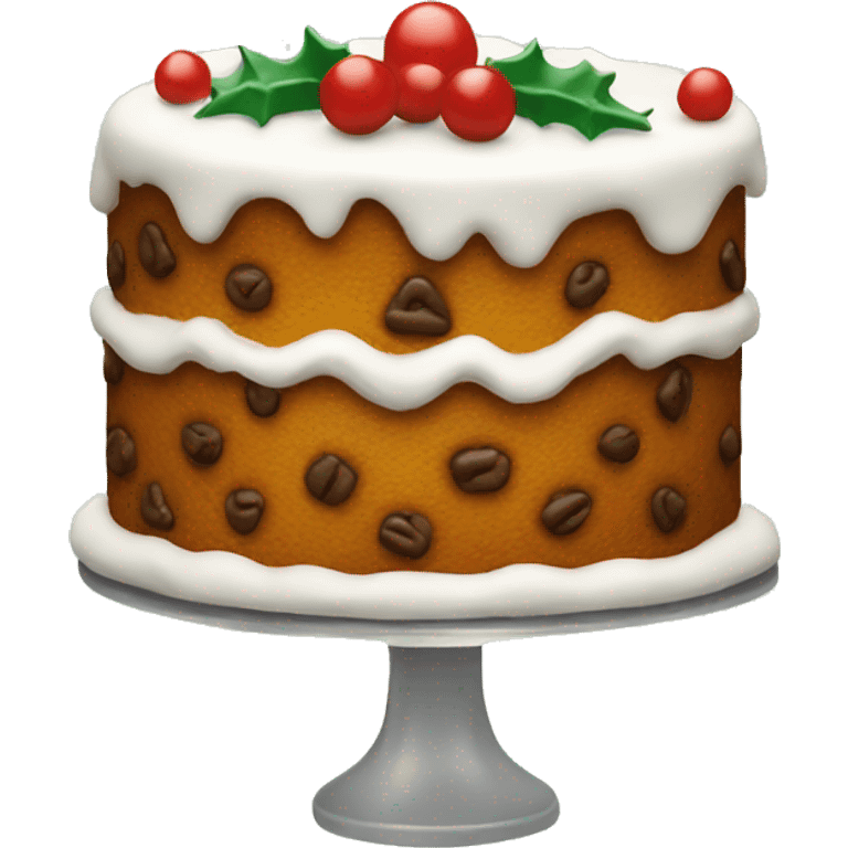 christmas cake emoji