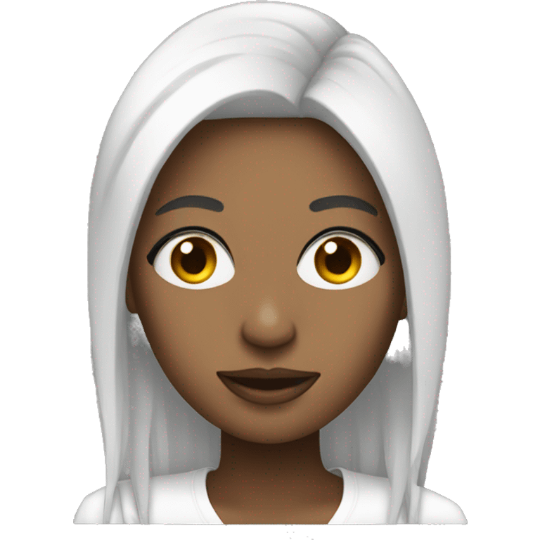 Female white music artist emoji