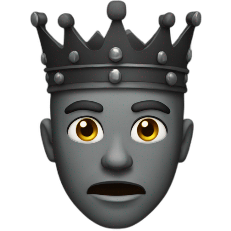 dark king emoji