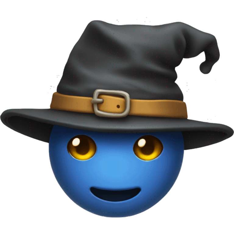 Chat avec un chapeau de sorcière  emoji