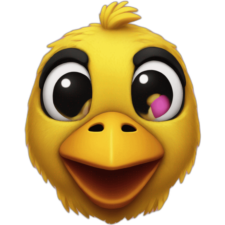 Chica the chicken from Fnaf  emoji