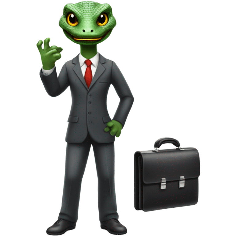 capitalist reptilian emoji