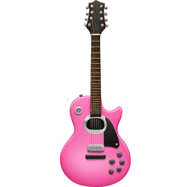 pink guitar emoji