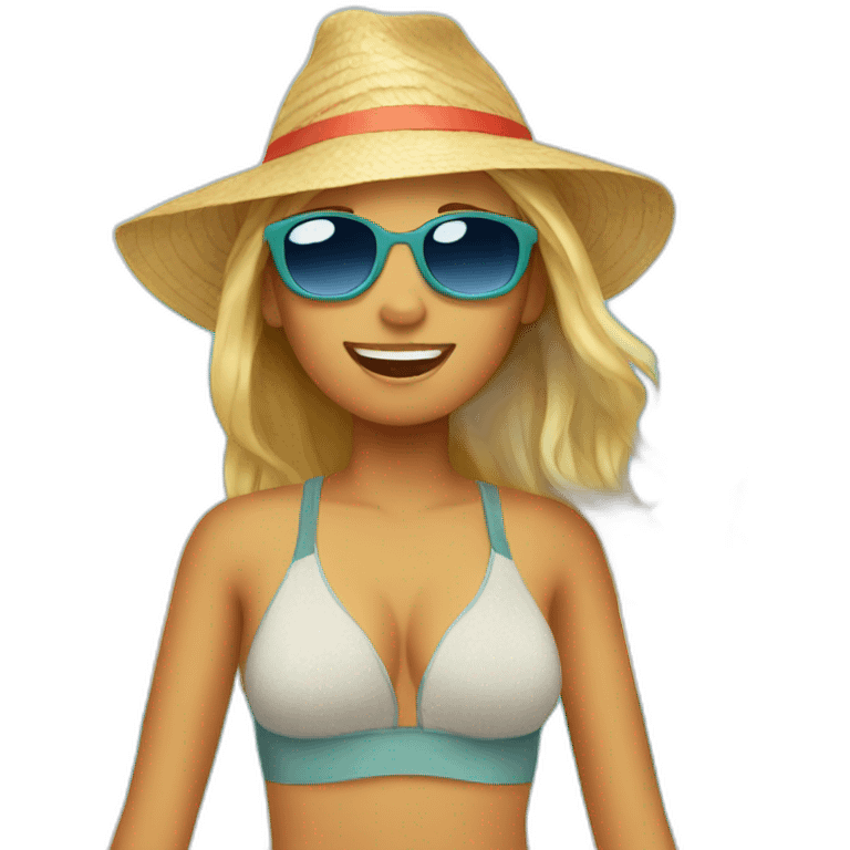 beach vacation emoji