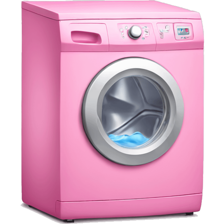 Pink washing machine  emoji