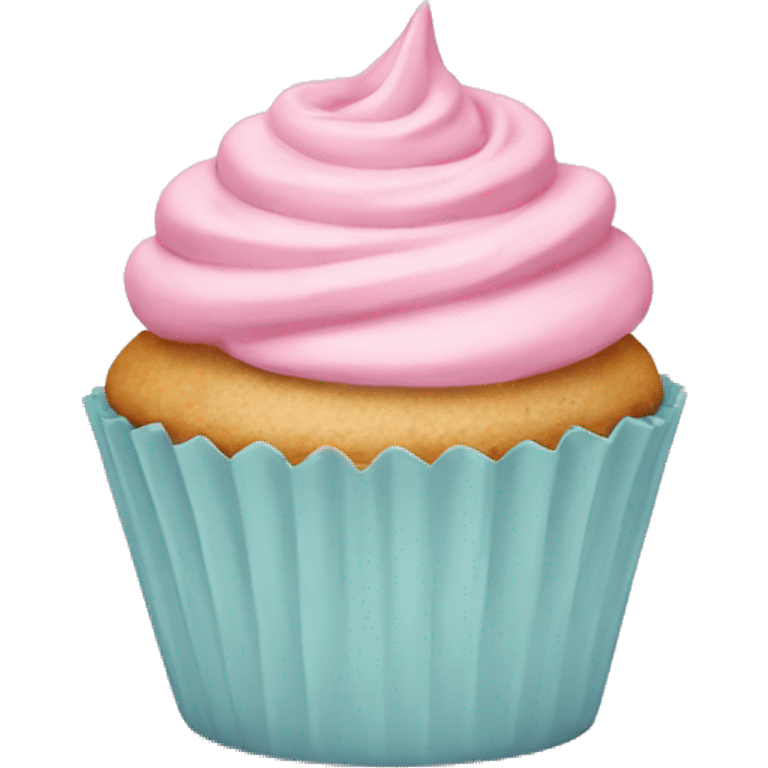 pastel pink cupcake emoji