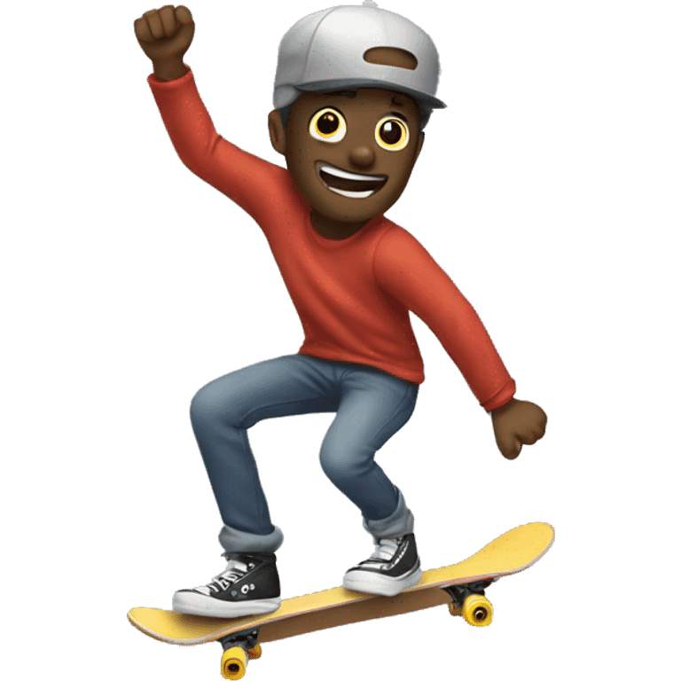 Guy skateboarding  emoji