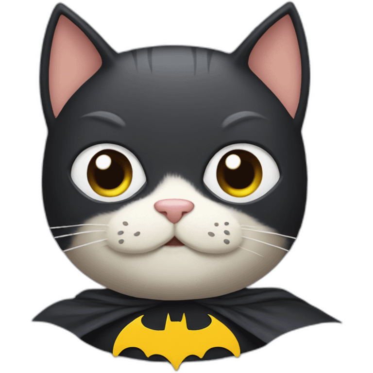 cat batman emoji