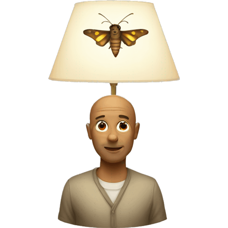 moth lamp man emoji