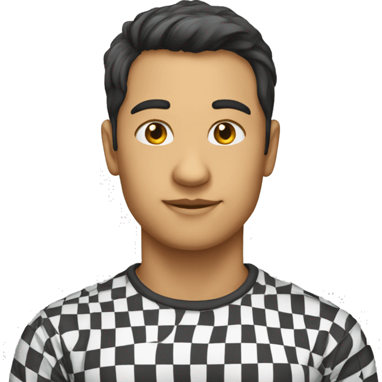 checkered-tshirt emoji