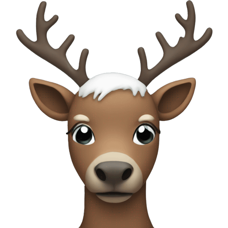 emo reindeer emoji